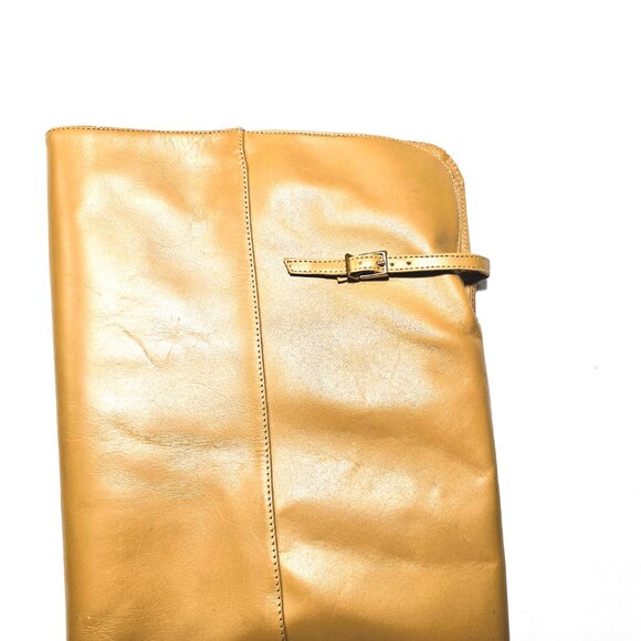 SCHUTZ Austine Women’s Over the Knee Leather Boot Tan Size 9B NEW - Picture 5 of 11